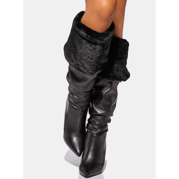 MIDNIGHT  BABY BROOKLYN  KNEE HIGH BOOTS - Picture 4 of 6